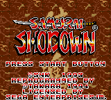 Заставка игры Samurai Shodown